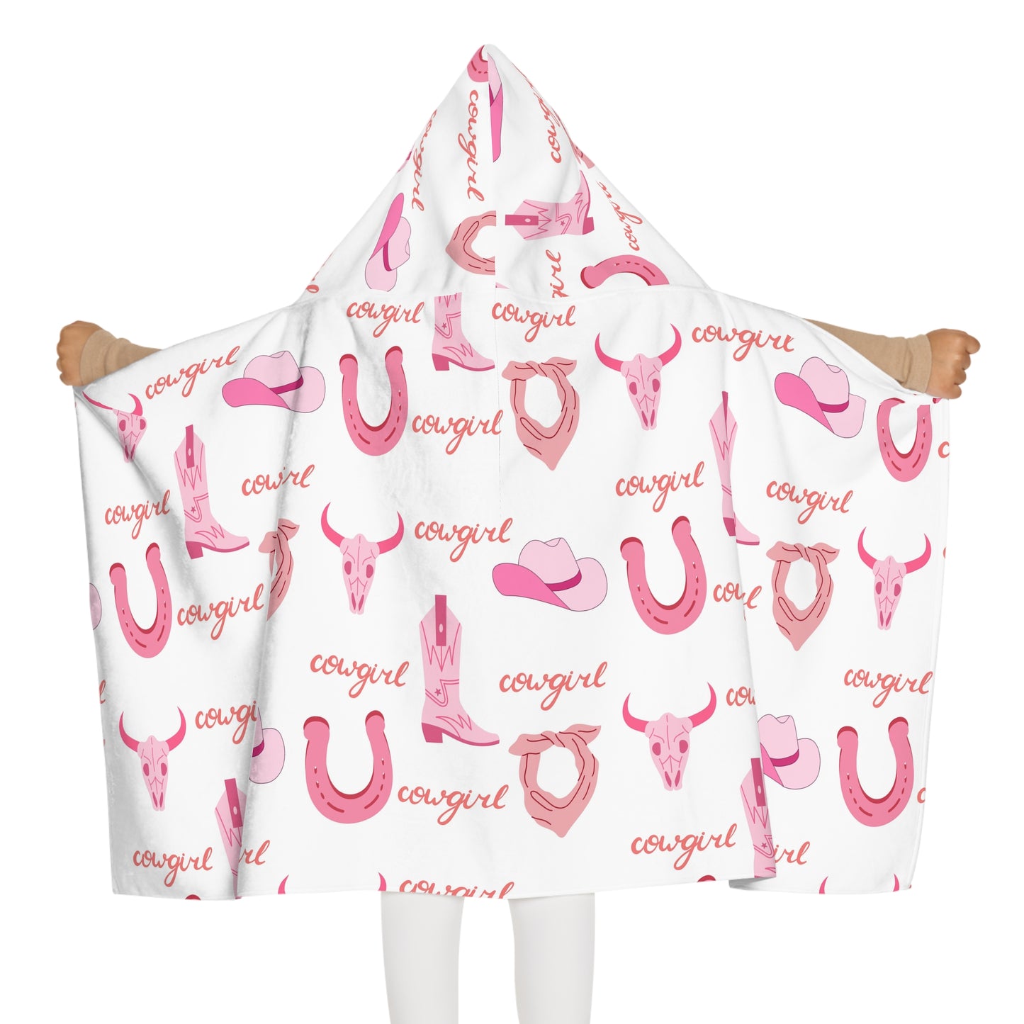 Cowgirl Youth Hooded Towel