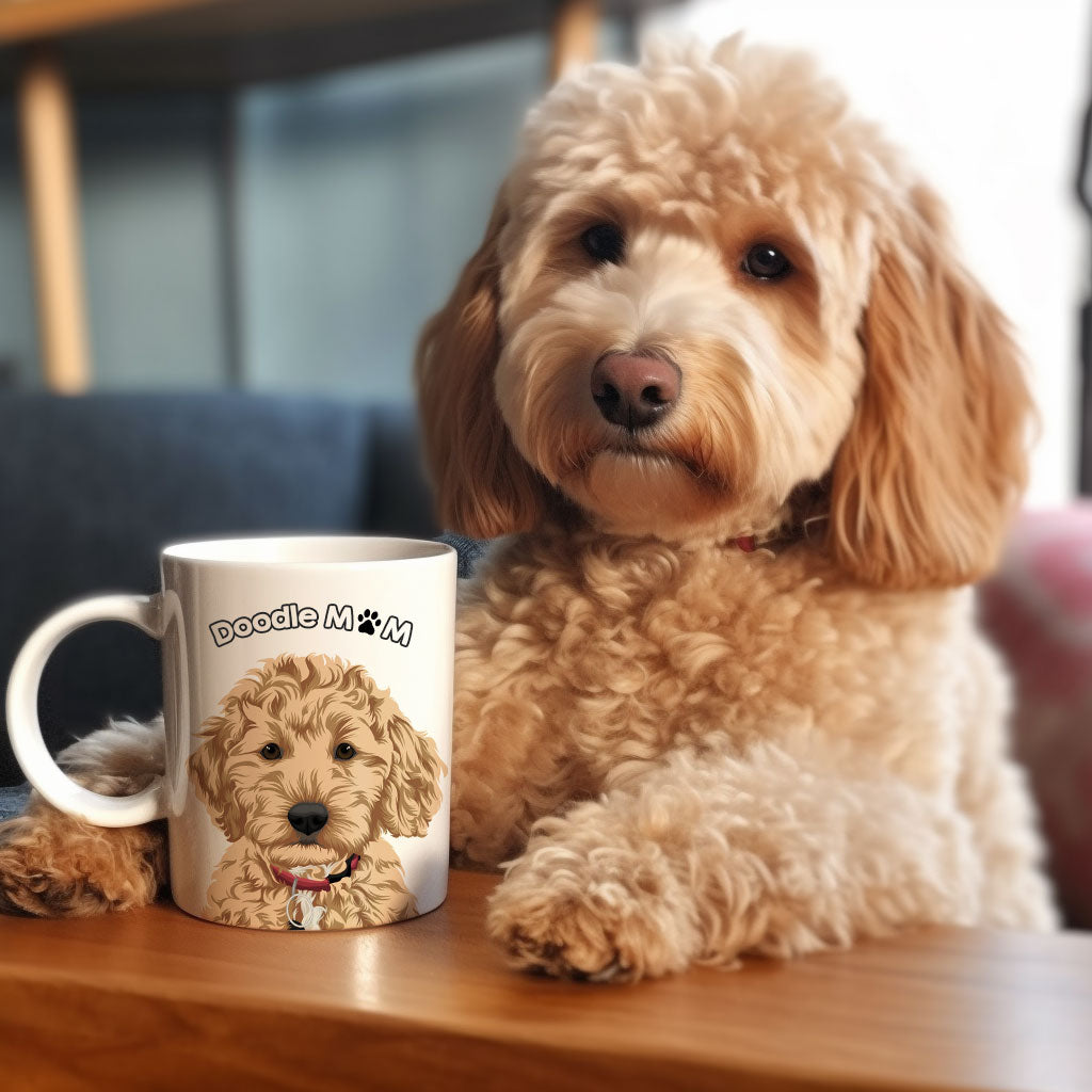 Custom Doodle Mom Mug, Gift for Her, Gift for Him, Valentines, Handmade