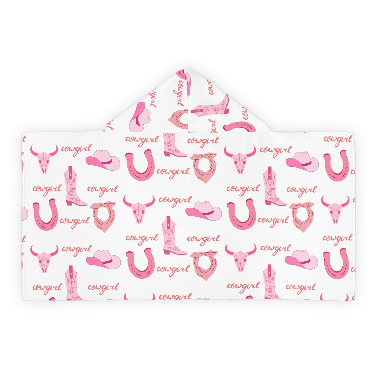 Cowgirl Youth Hooded Towel