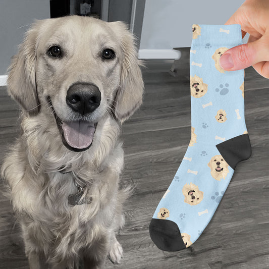 Custom Dog Face Socks