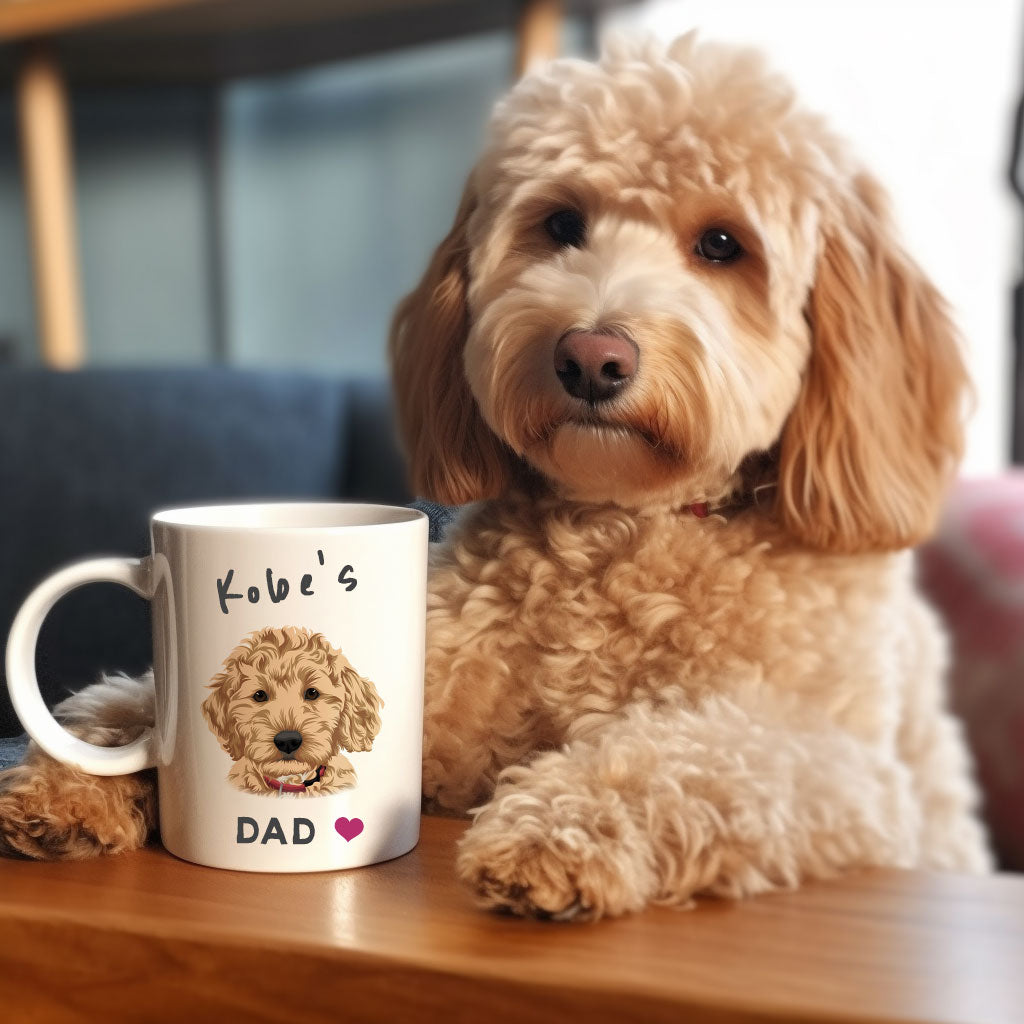 Personalized Dog Parents Mug, Gift for Her, Gift for Him, Handmade