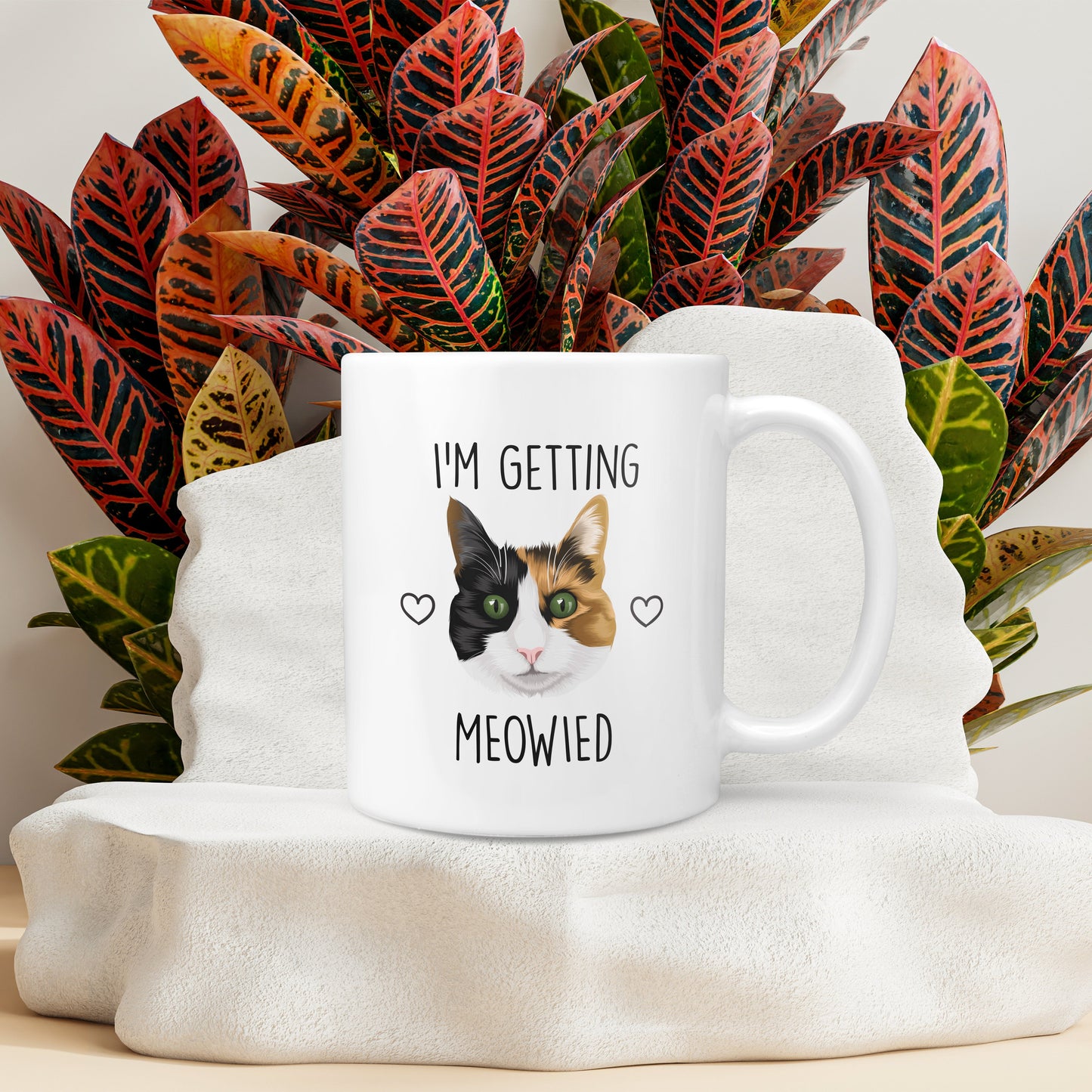 Custom Cat Wedding Mug, Gift for Her, Gift for Him, Handmade